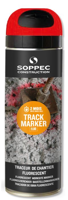 SOPPEC Markierspray Markierungsfarbe 500ml Dose rot