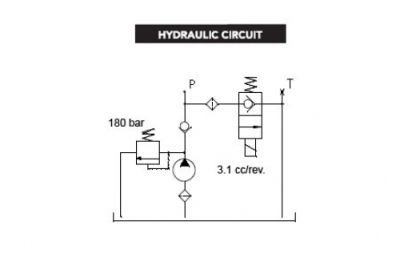 Elektrohydraulik-Aggregat, 12 Volt, 7 Liter-Tank
