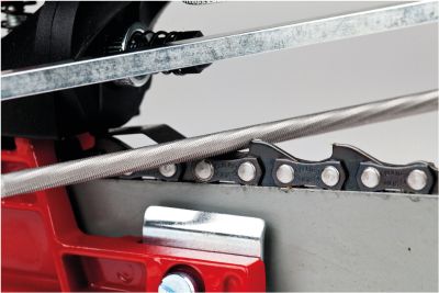 Präzisions Feilgerät für Sägeketten kompatibel mit Rund- & Flachfeilen