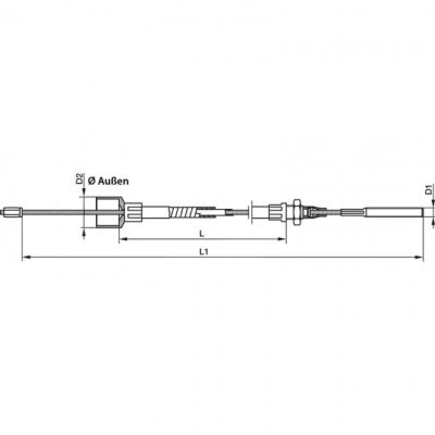 Bremsseil AL-KO - Profi Longlife, HL 1130 mm / GL 1340 mm